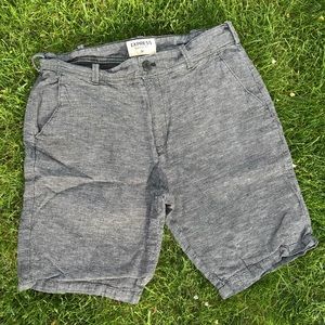 Express Classic Fit Striped Shorts | Black/Gray